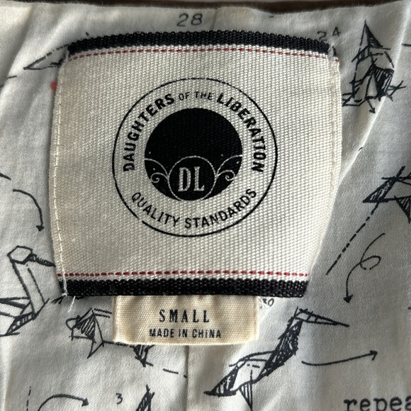 Daughters of the Liberation Jacket, Women's Small, 100% Cotton - Picture 10 of 10